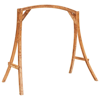 Hollywoodschaukel mit Auflage Massivholz Fichte mit Teak-Finish - Pazzar.ch