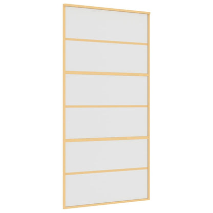 Schiebetür Golden 102,5x205 cm Matt ESG-Glas und Aluminium