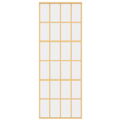 Schiebetür Golden 76x205 cm ESG-Klarglas und Aluminium