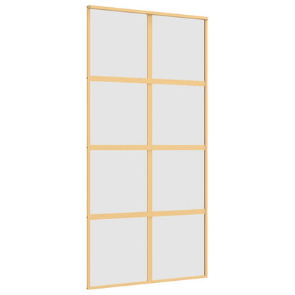 Schiebetür Golden 102,5x205 cm Matt ESG-Glas und Aluminium