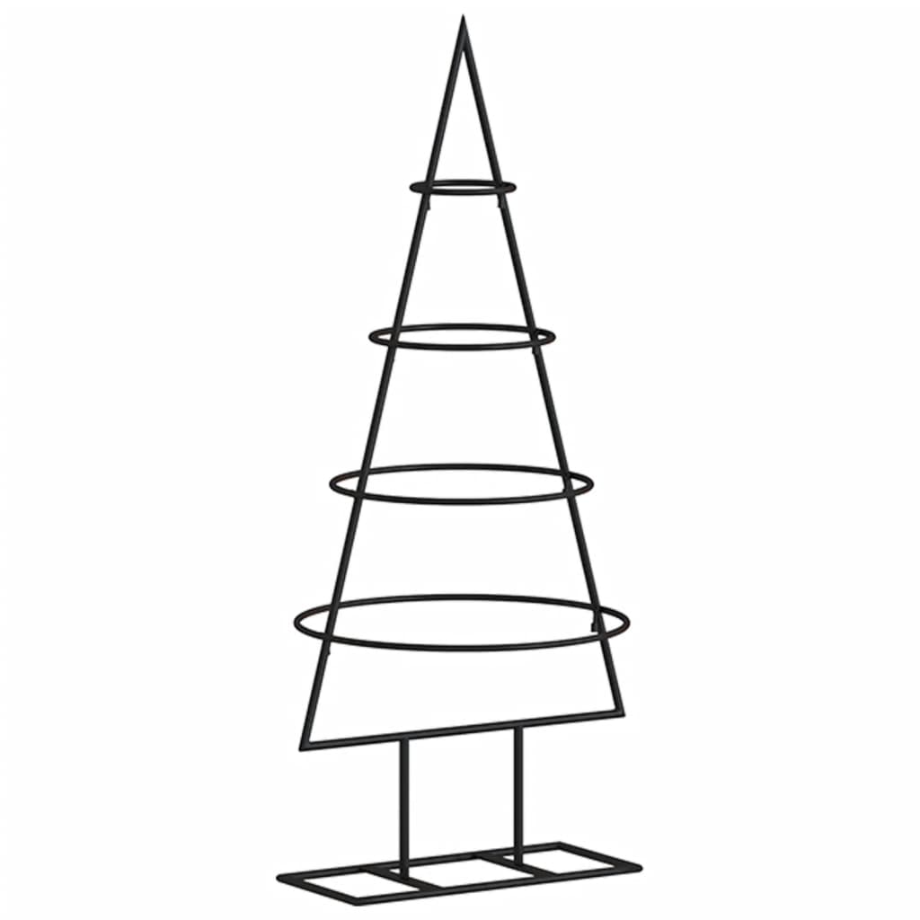 Metall-Weihnachtsbaum Deko Schwarz 60 cm - Pazzar.ch