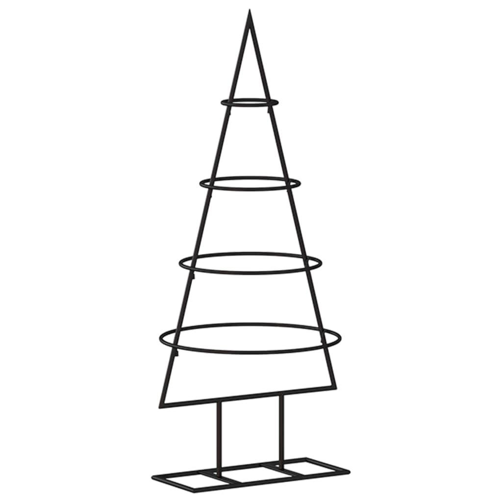 Metall-Weihnachtsbaum Deko Schwarz 60 cm - Pazzar.ch