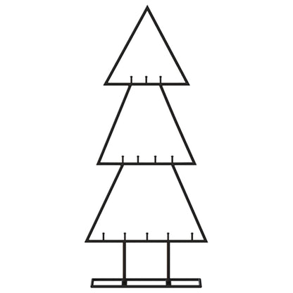 Metall-Weihnachtsbaum Deko Schwarz 60 cm - Pazzar.ch