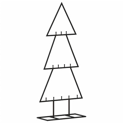 Metall-Weihnachtsbaum Deko Schwarz 60 cm - Pazzar.ch