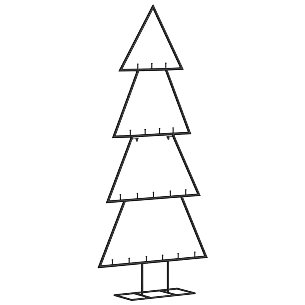 Metall-Weihnachtsbaum für Dekorationen Schwarz 90 cm - Pazzar.ch