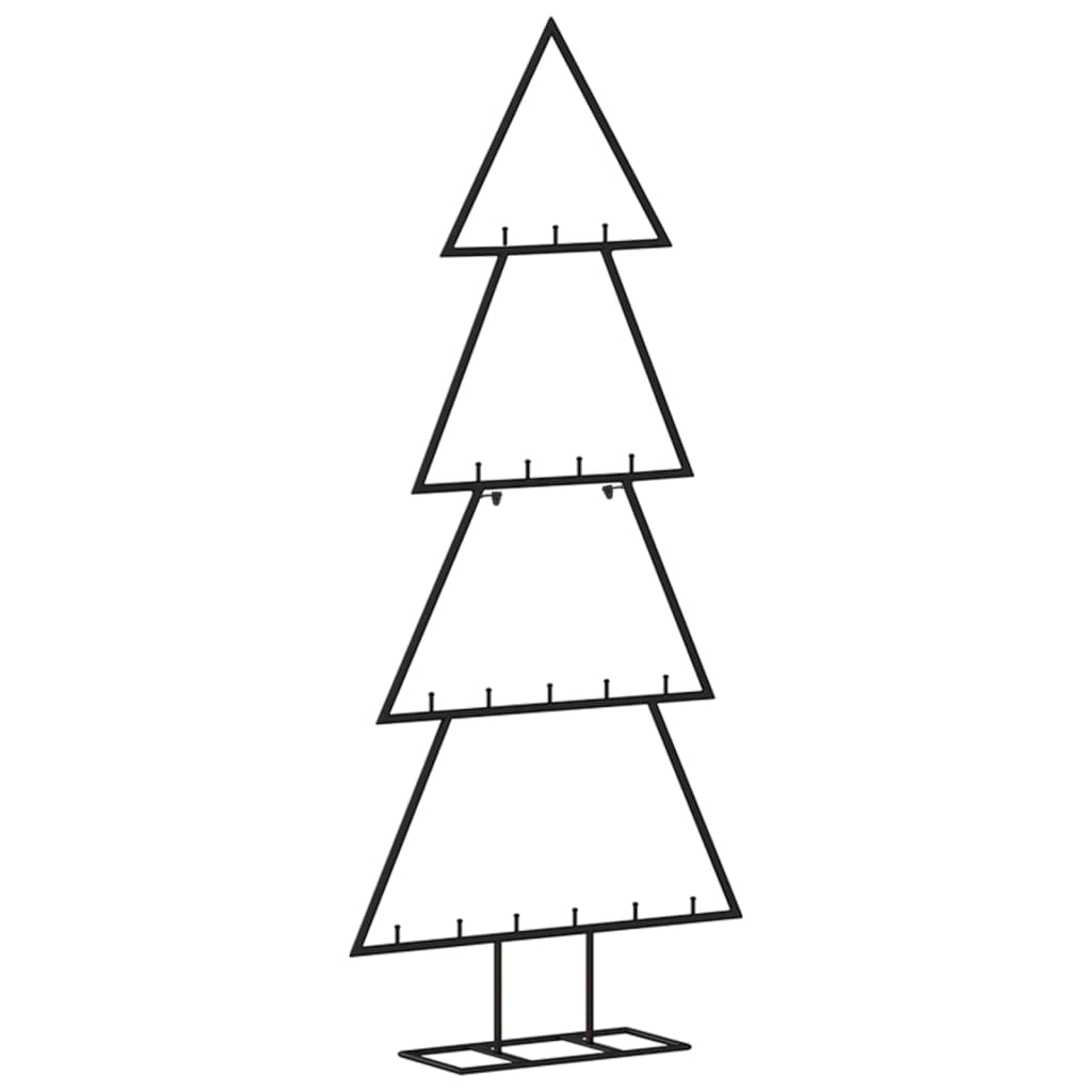 Metall-Weihnachtsbaum für Dekorationen Schwarz 90 cm - Pazzar.ch