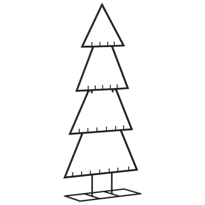 Metall-Weihnachtsbaum für Dekorationen Schwarz 125 cm - Pazzar.ch