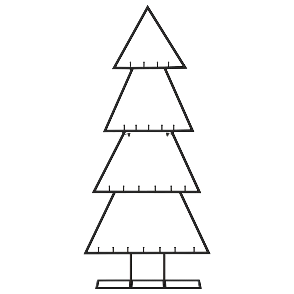 Metall-Weihnachtsbaum für Dekorationen Schwarz 125 cm - Pazzar.ch