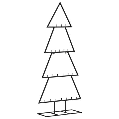 Metall-Weihnachtsbaum für Dekorationen Schwarz 125 cm - Pazzar.ch