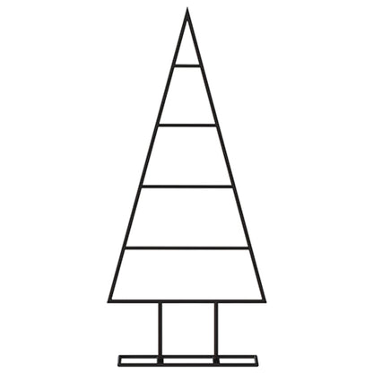 Metall-Weihnachtsbaum Deko Schwarz 60 cm - Pazzar.ch