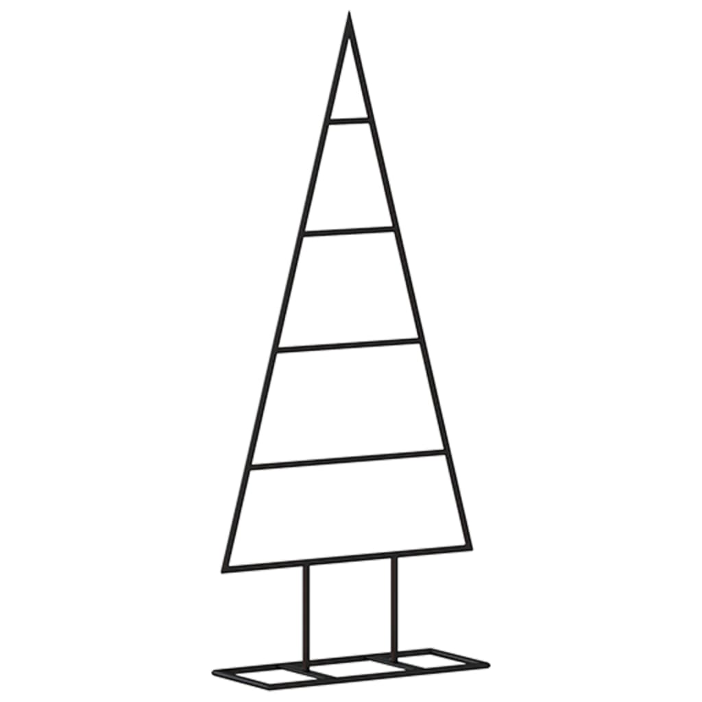 Metall-Weihnachtsbaum Deko Schwarz 60 cm - Pazzar.ch