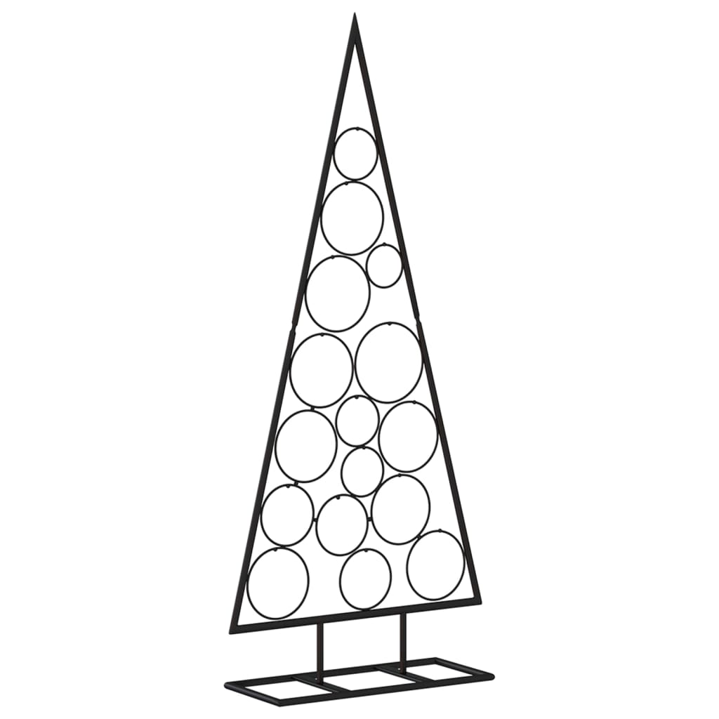 Metall-Weihnachtsbaum für Dekorationen Schwarz 125 cm - Pazzar.ch