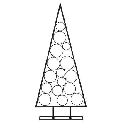 Metall-Weihnachtsbaum für Dekorationen Schwarz 125 cm - Pazzar.ch