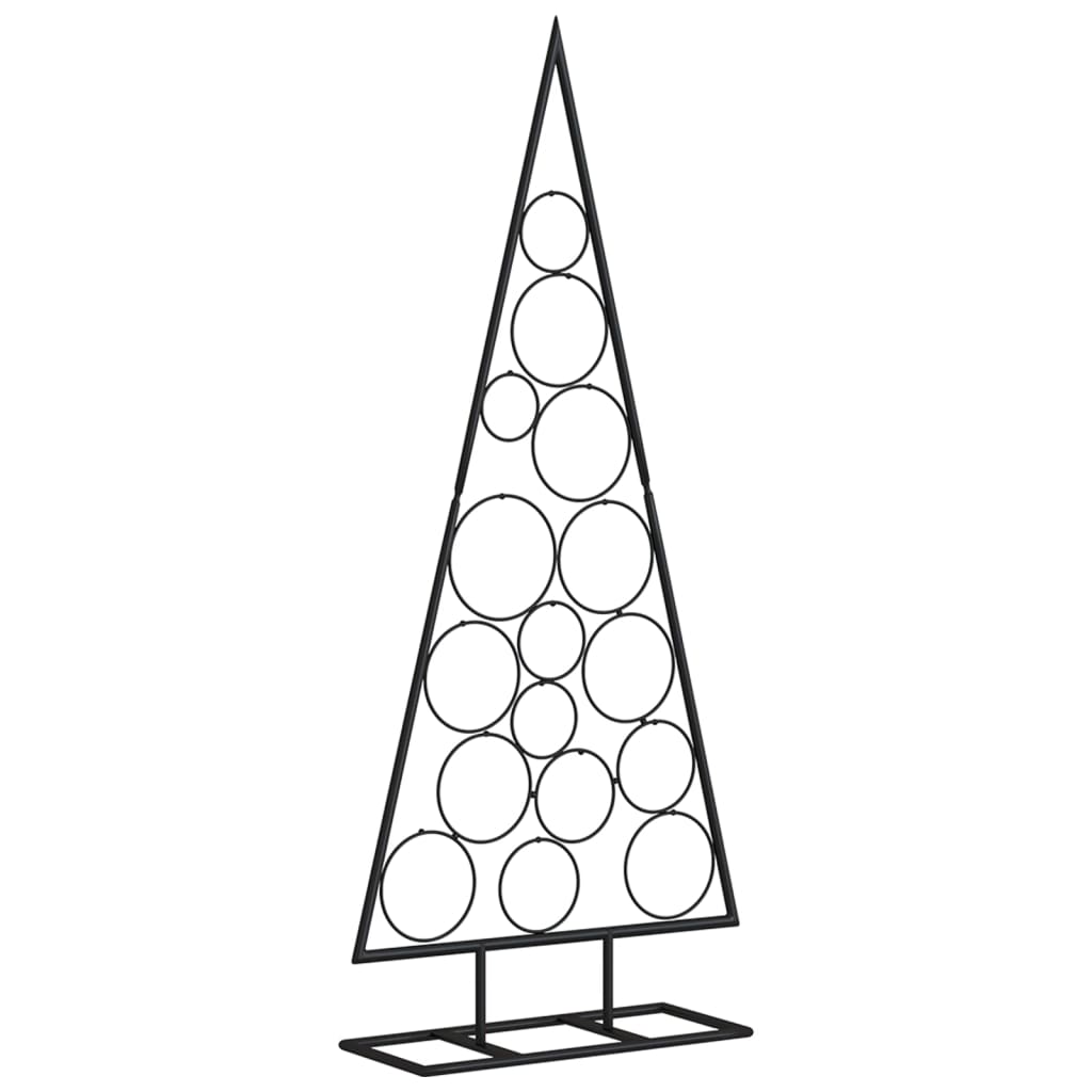 Metall-Weihnachtsbaum für Dekorationen Schwarz 125 cm - Pazzar.ch