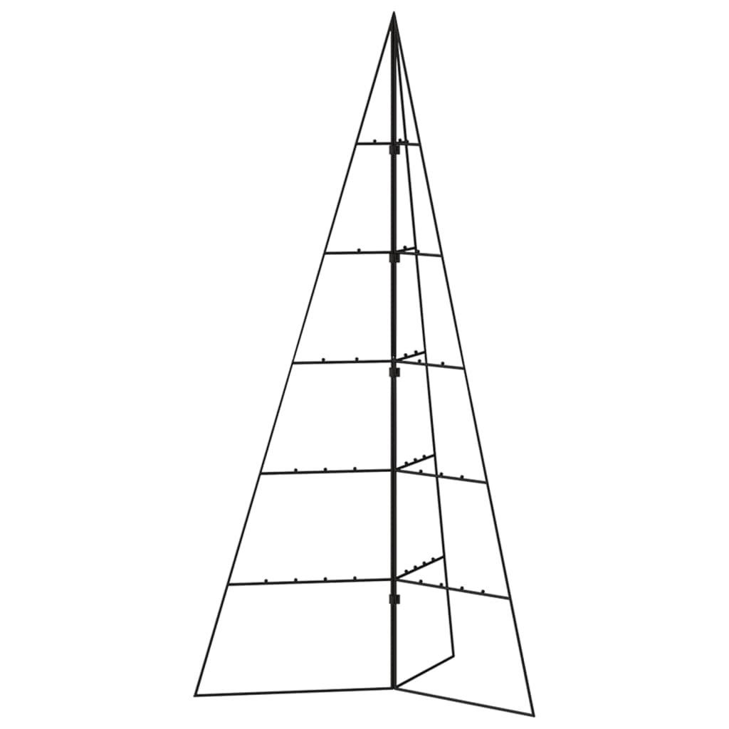 Metall-Weihnachtsbaum für Dekorationen Schwarz 100 cm