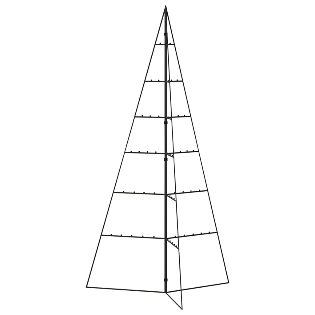 Metall-Weihnachtsbaum für Dekorationen Schwarz 140 cm - Pazzar.ch