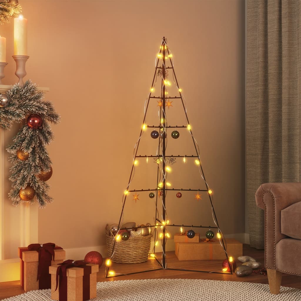 Metall-Weihnachtsbaum für Dekorationen Schwarz 140 cm - Pazzar.ch