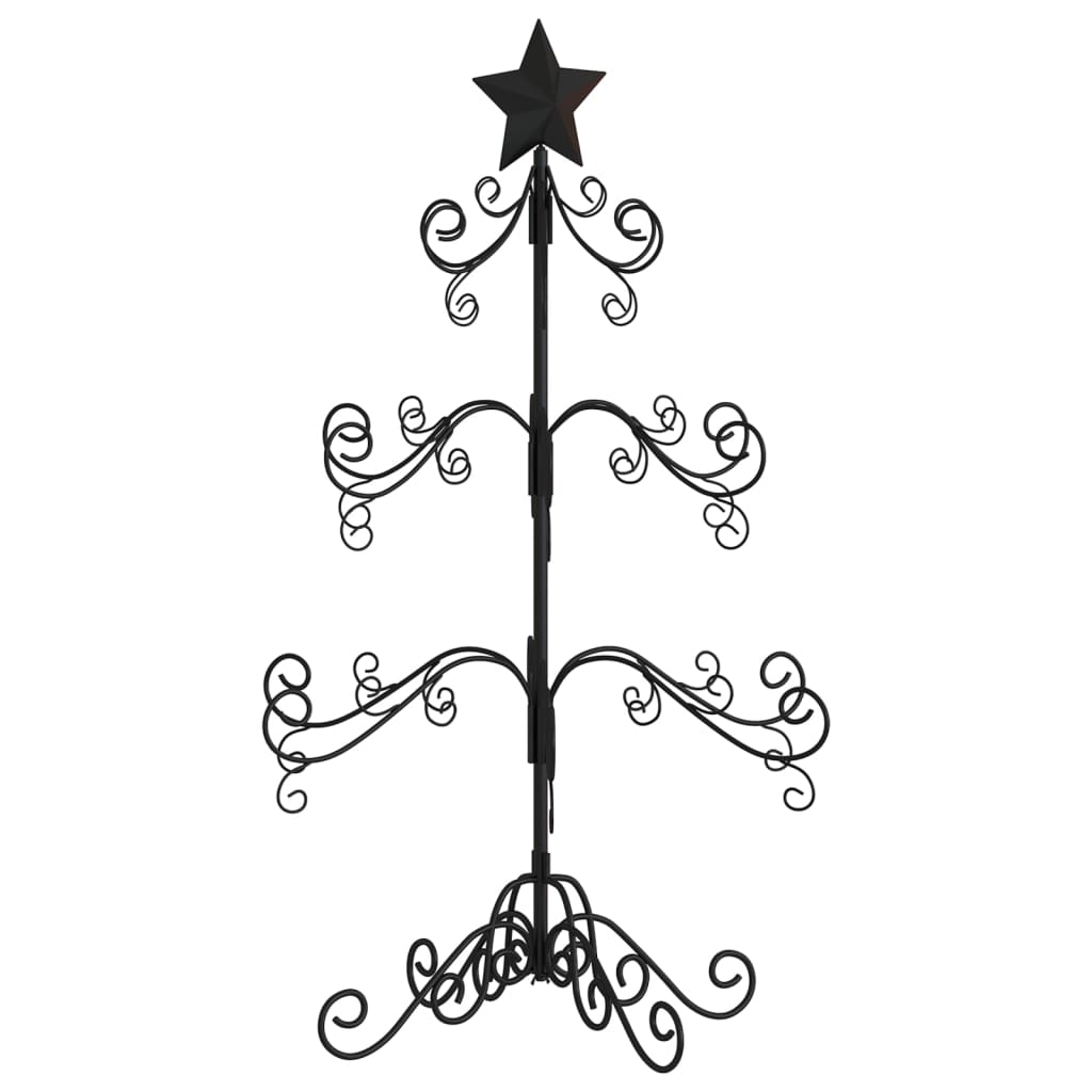 Metall-Weihnachtsbaum für Dekorationen Schwarz 90 cm - Pazzar.ch