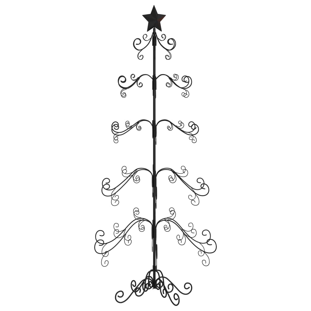 Metall-Weihnachtsbaum für Dekorationen Schwarz 150 cm - Pazzar.ch