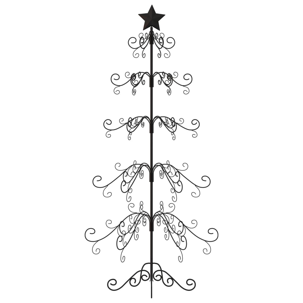 Metall-Weihnachtsbaum für Dekorationen Schwarz 150 cm - Pazzar.ch