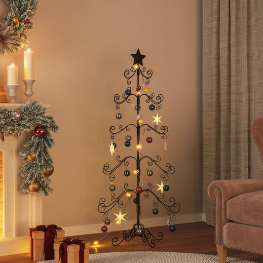 Metall-Weihnachtsbaum für Dekorationen Schwarz 150 cm - Pazzar.ch