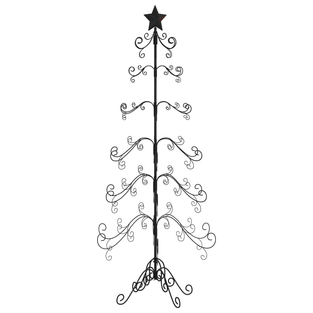 Metall-Weihnachtsbaum für Dekorationen Schwarz 180 cm - Pazzar.ch