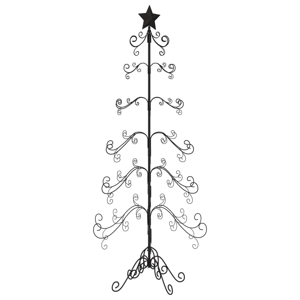 Metall-Weihnachtsbaum für Dekorationen Schwarz 180 cm - Pazzar.ch