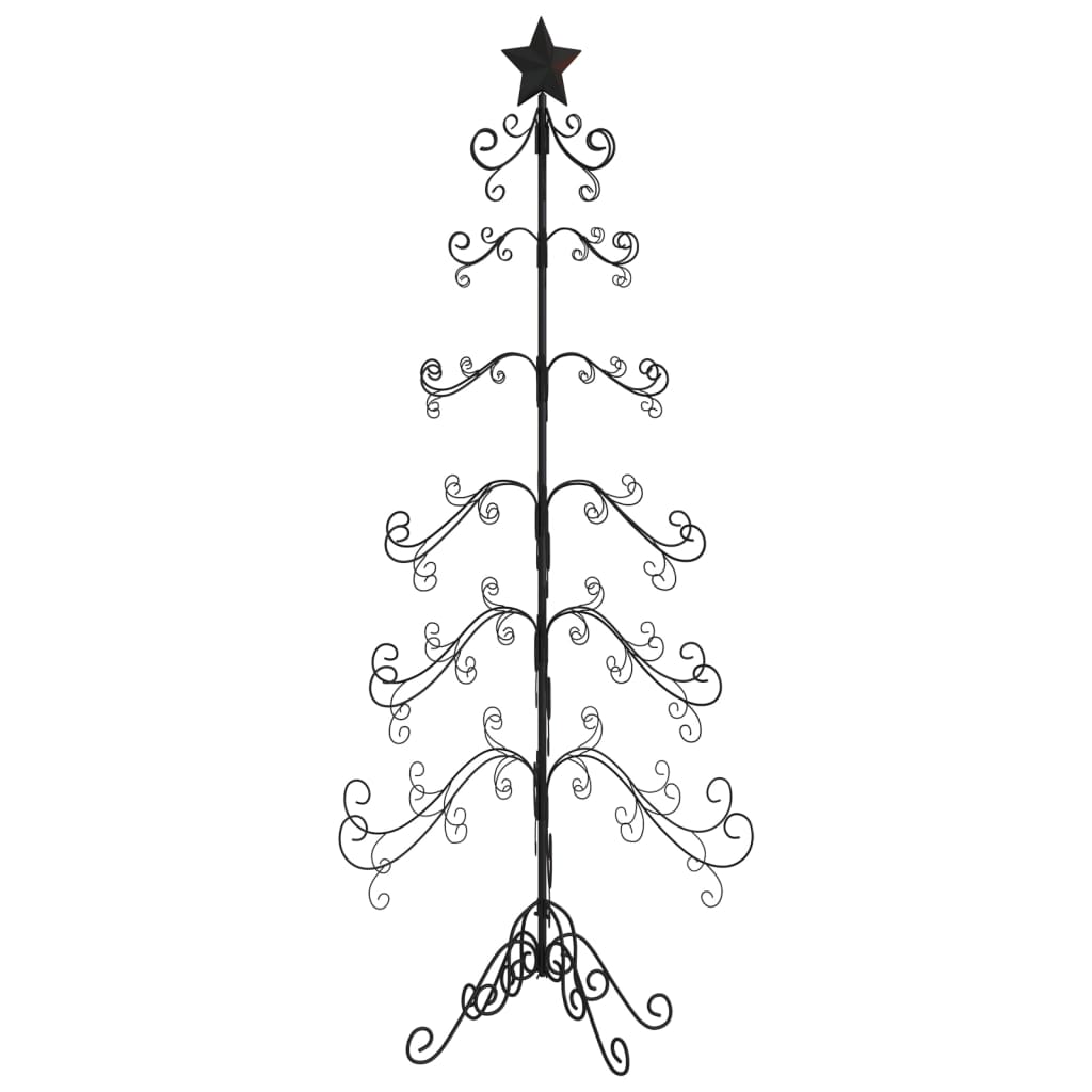 Metall-Weihnachtsbaum für Dekorationen Schwarz 215 cm - Pazzar.ch