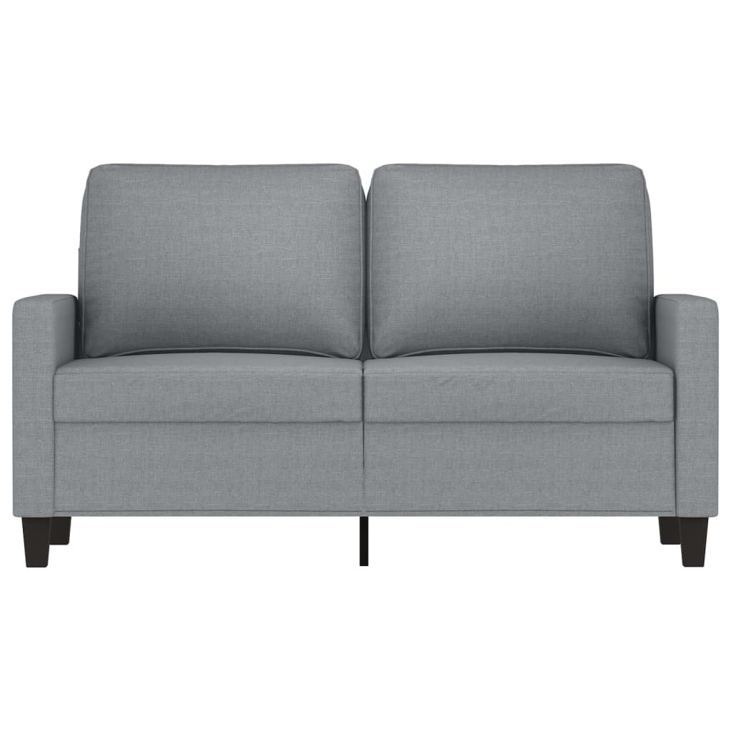 2-Sitzer-Sofa Hellgrau 120 cm Stoff - Pazzar.ch