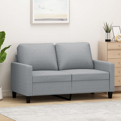 2-Sitzer-Sofa Hellgrau 120 cm Stoff - Pazzar.ch