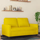 2-Sitzer-Sofa Gelb 120 cm Samt