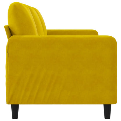 3-Sitzer-Sofa Gelb 180 cm Samt - Pazzar.ch