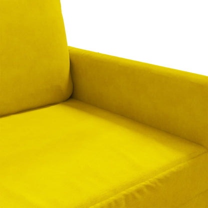 3-Sitzer-Sofa Gelb 180 cm Samt - Pazzar.ch