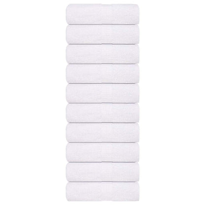 Waschlappen 10 Stk. Weiß 15x21 cm 360 g/m² 100% Baumwolle - Pazzar.ch