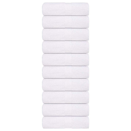 Waschlappen 10 Stk. Weiß 15x21 cm 360 g/m² 100% Baumwolle - Pazzar.ch