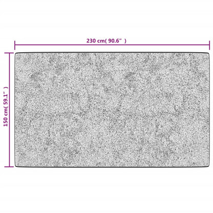 Teppich Waschbar Patchwork Mehrfarbig 150x230 cm Rutschfest