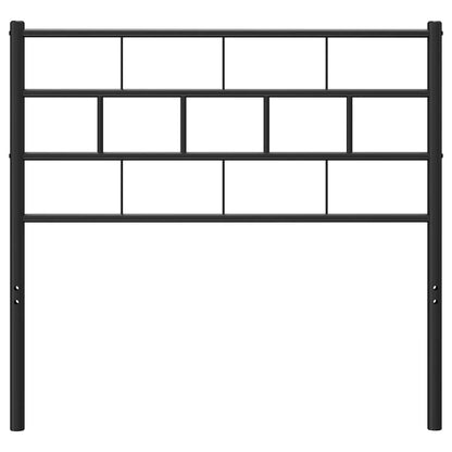 Kopfteil Metall Schwarz 100 cm