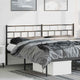 Kopfteil Metall Schwarz 180 cm