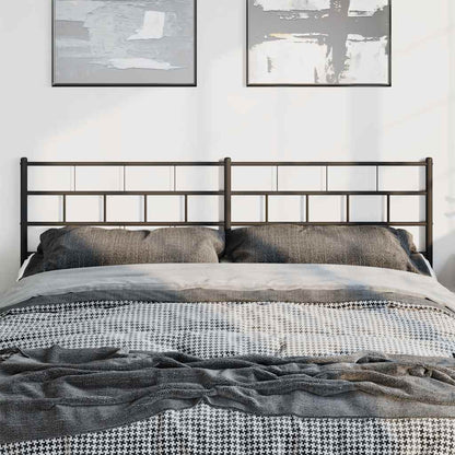 Kopfteil Metall Schwarz 193 cm