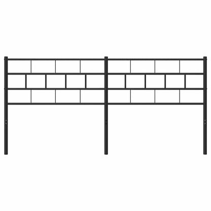 Kopfteil Metall Schwarz 193 cm