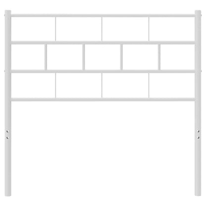 Kopfteil Metall Weiß 100 cm