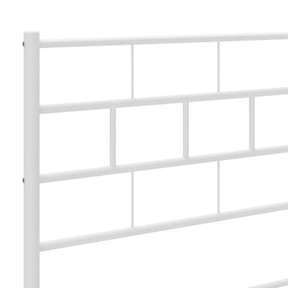 Kopfteil Metall Weiß 180 cm