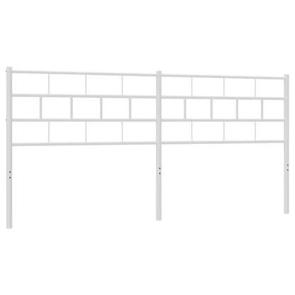 Kopfteil Metall Weiß 193 cm