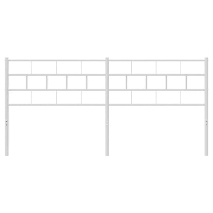 Kopfteil Metall Weiß 193 cm