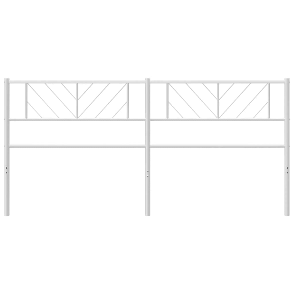 Kopfteil Metall Weiß 180 cm