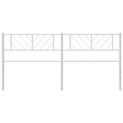 Kopfteil Metall Weiß 180 cm