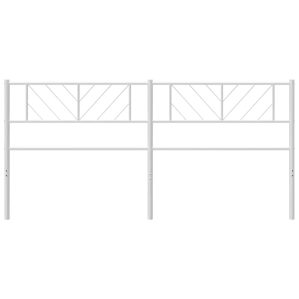 Kopfteil Metall Weiß 180 cm