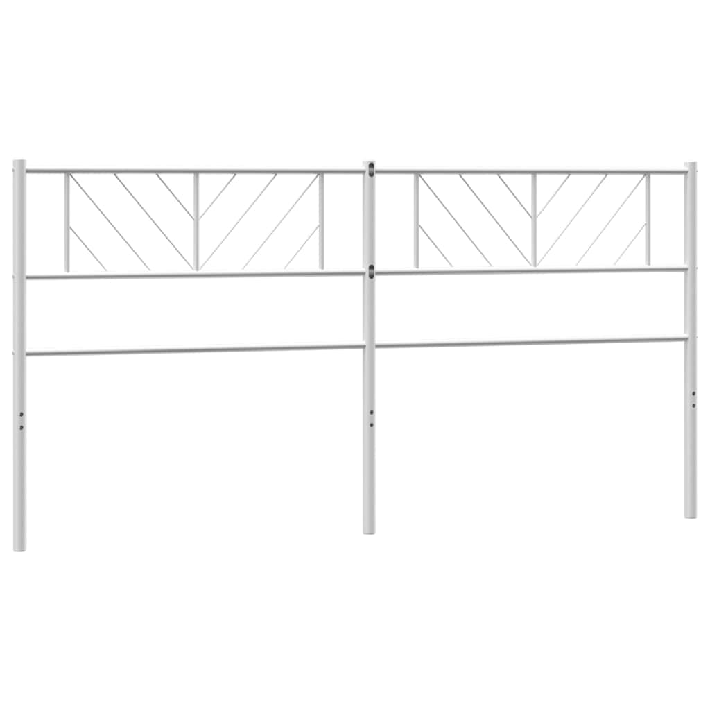Kopfteil Metall Weiß 180 cm