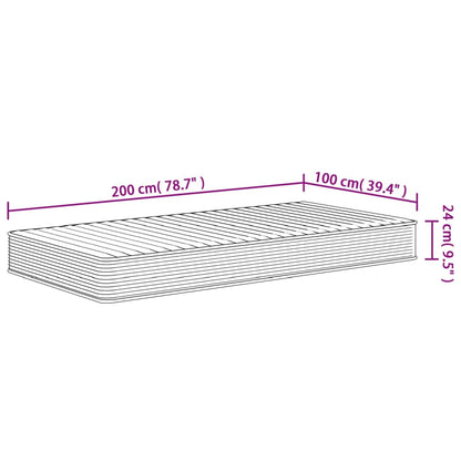 Matratze Schaumstoff Mittelweich 100x200 cm - Pazzar.ch