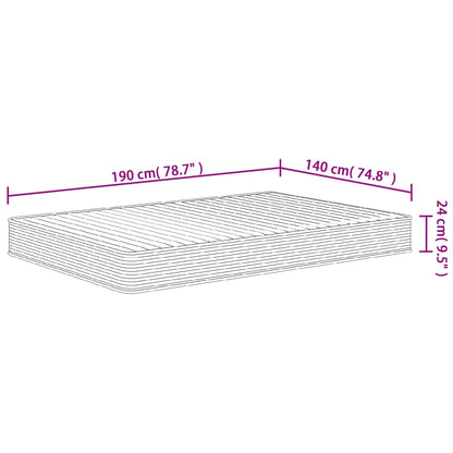 Matratze Schaumstoff Mittelweich 140x190 cm - Pazzar.ch